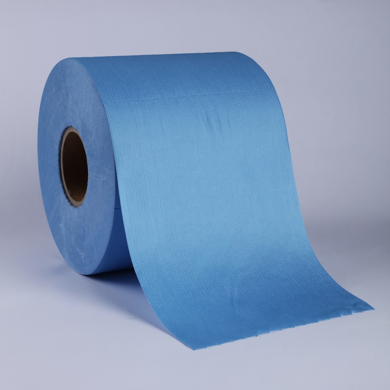 Nonwoven Blue Roll Wipes