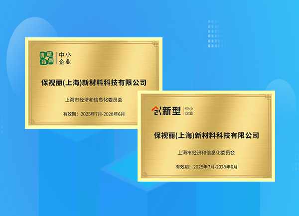 Baoshili (Shanghai) a remporté le premier lot de petites et moyennes entreprises « spécialisées, raffinées, nouvelles » et « innovantes » à Shanghai en 2025